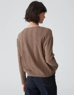 Damen OPUS Shirts^Shirt Silasum Braun Online Bestellen