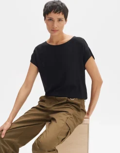 Damen OPUS Shirts^Shirt Skita Soft Schwarz Online Bestellen