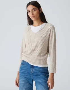 Damen OPUS Shirts^Shirt Sococo Beige Online Bestellen