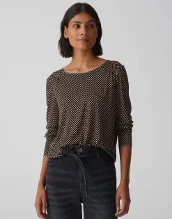 Damen OPUS Shirts^Shirt Sutha Aop Beige Online Bestellen