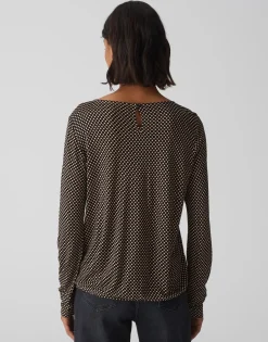 Damen OPUS Shirts^Shirt Sutha Aop Beige Online Bestellen