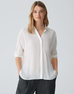 Damen OPUS Blusen^Shirtbluse Flavena Weiß Online Bestellen