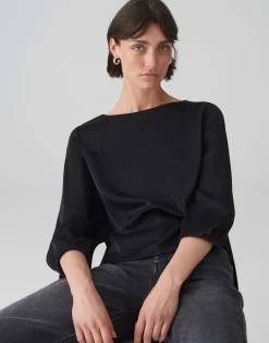 Damen OPUS Blusen^Shirtbluse Flixi Schwarz Online Bestellen