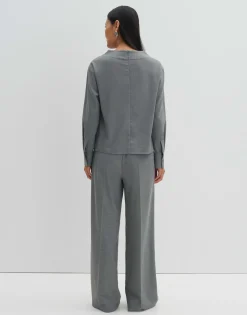 Damen OPUS Blusen^Shirtbluse Zalene Grau Online Bestellen