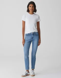 Damen OPUS Jeans^Skinny Jeans Elma Ocean Blue Blau Online Bestellen