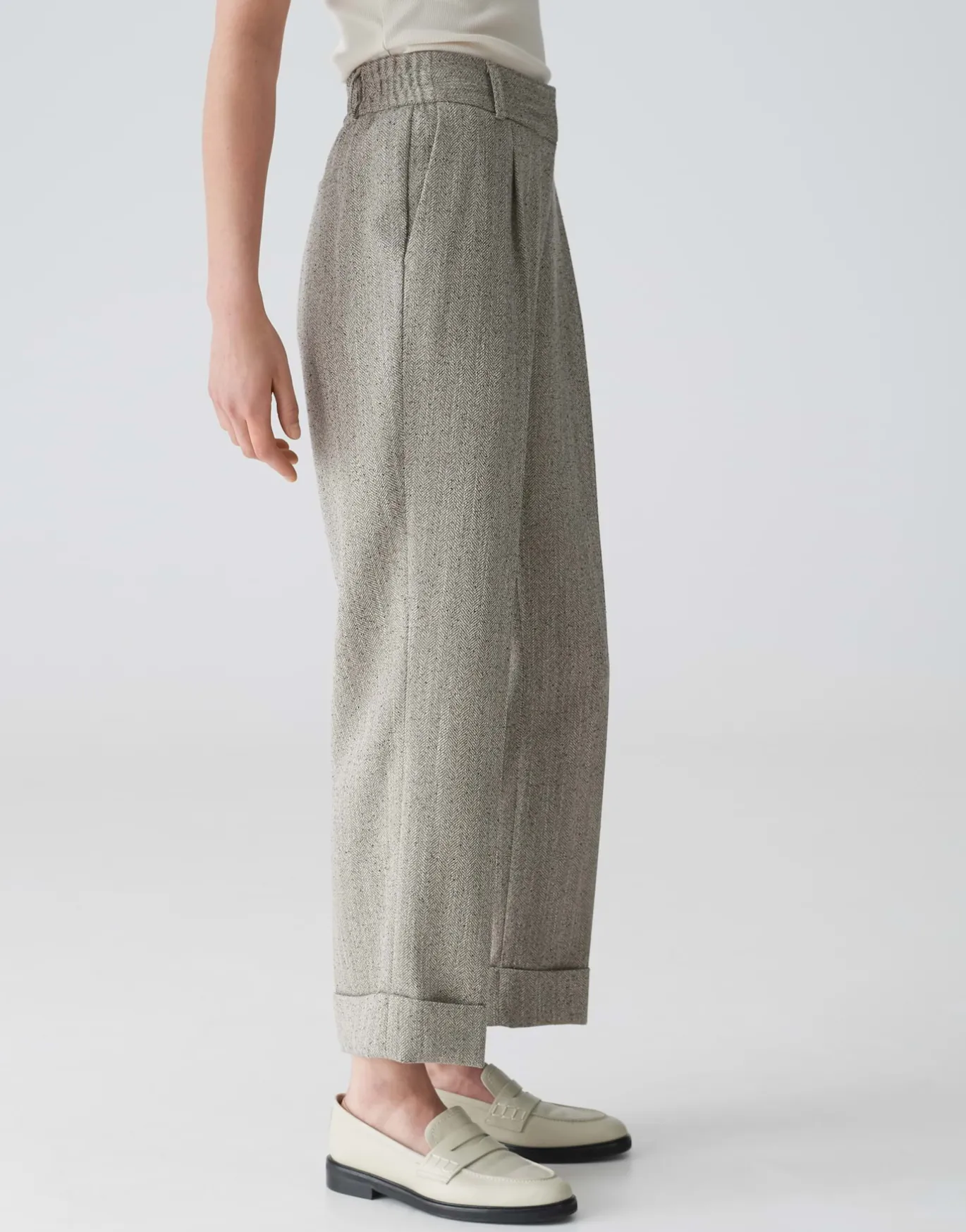 Damen OPUS Hosen^Slacks Mitina Remix Braun Online Bestellen