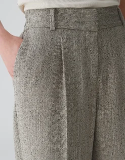 Damen OPUS Hosen^Slacks Mitina Remix Braun Online Bestellen