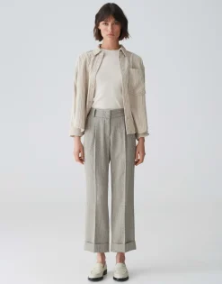 Damen OPUS Hosen^Slacks Mitina Remix Braun Online Bestellen