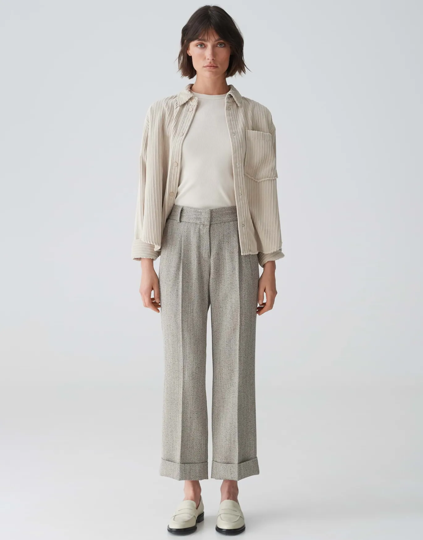 Damen OPUS Hosen^Slacks Mitina Remix Braun Online Bestellen