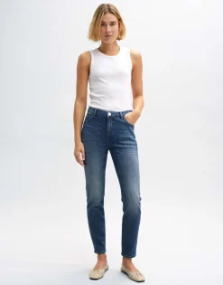Damen OPUS Jeans^Slim Jeans Evita Blau Online Bestellen