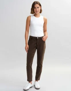 Damen OPUS Jeans^Slim Jeans Evita Glazed Braun Online Bestellen