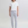 Damen OPUS Jeans^Slim Jeans Evita Glazed Grau Online Bestellen