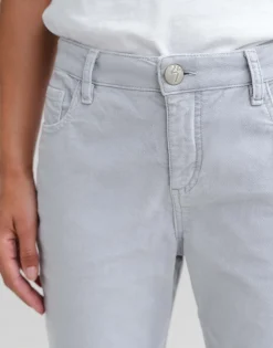 Damen OPUS Jeans^Slim Jeans Evita Glazed Grau Online Bestellen