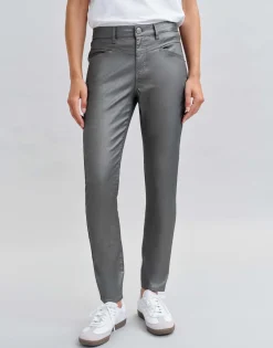 Damen OPUS Hosen^Slim Jeans Evita Remix Grau Online Bestellen