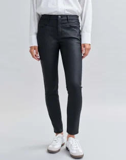 Damen OPUS Hosen | Jeans^Slim Jeans Evita Remix Schwarz Online Bestellen