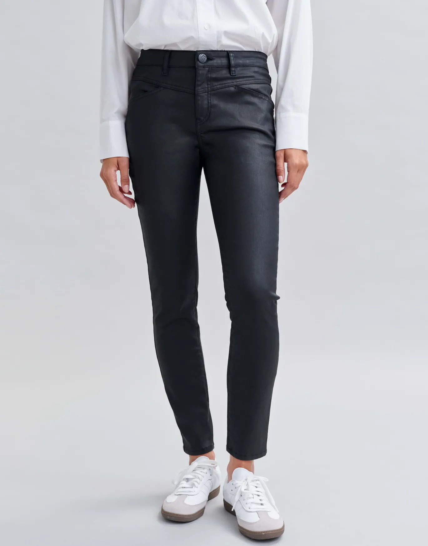 Damen OPUS Hosen | Jeans^Slim Jeans Evita Remix Schwarz Online Bestellen