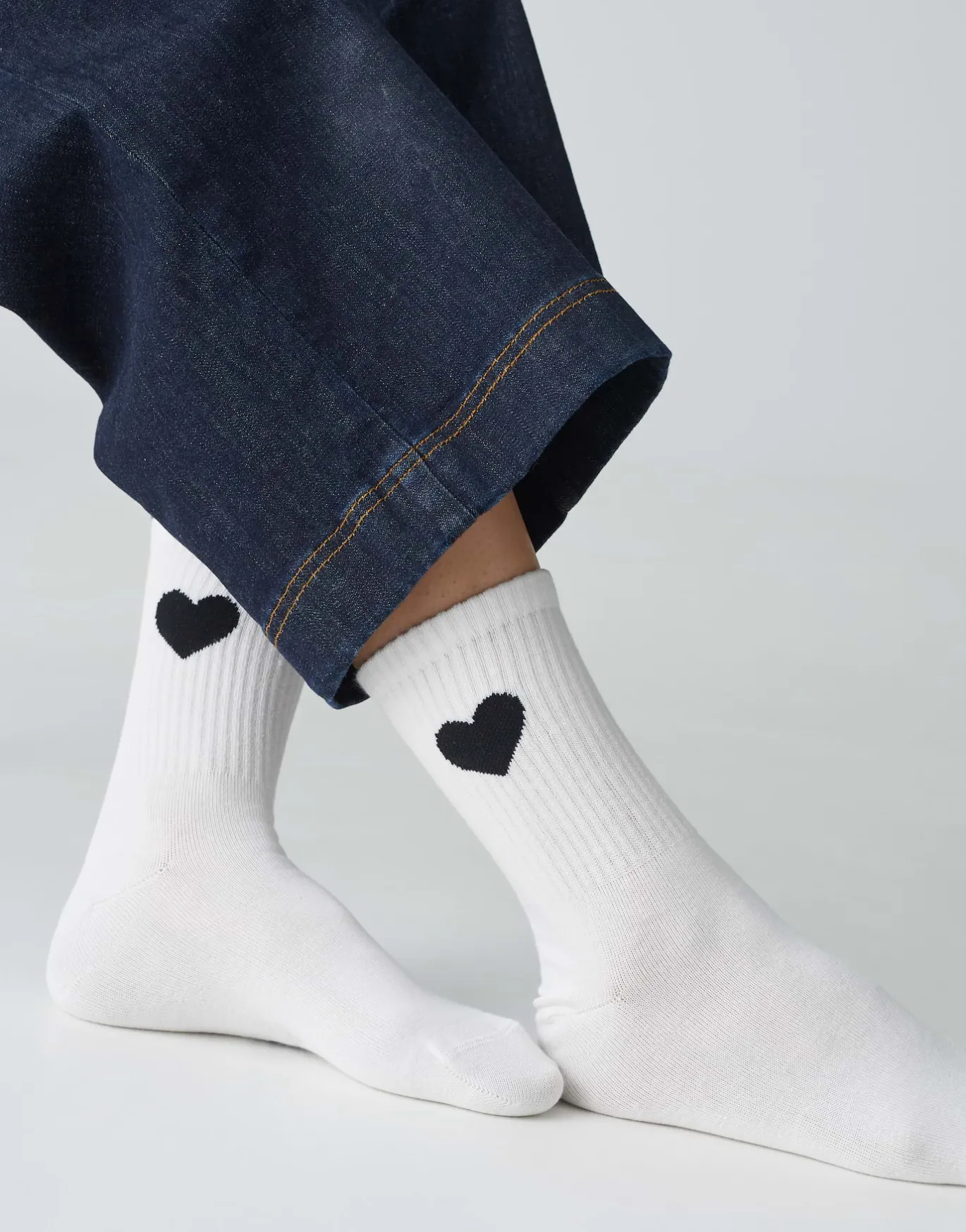 Damen OPUS Accessoires^Socke Yennis Heart Weiß Online Bestellen