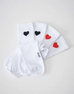 Damen OPUS Accessoires^Socke Yennis Heart Weiß Online Bestellen