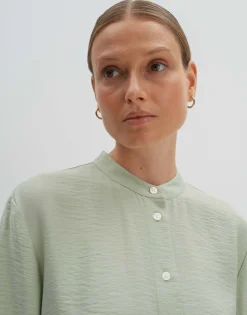 Damen OPUS Blusen^Stehkragenbluse Ziano Grün Online Bestellen