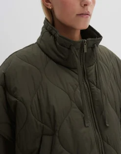 Damen OPUS Jacken / Mäntel | Blazer / Westen^Steppweste Venke Grün Online Bestellen