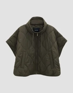 Damen OPUS Jacken / Mäntel | Blazer / Westen^Steppweste Venke Grün Online Bestellen