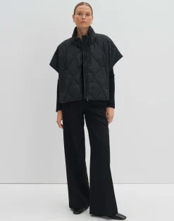 Damen OPUS Jacken / Mäntel | Blazer / Westen^Steppweste Venke Schwarz Online Bestellen