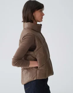 Damen OPUS Jacken / Mäntel | Blazer / Westen^Steppweste Woertel Braun Online Bestellen