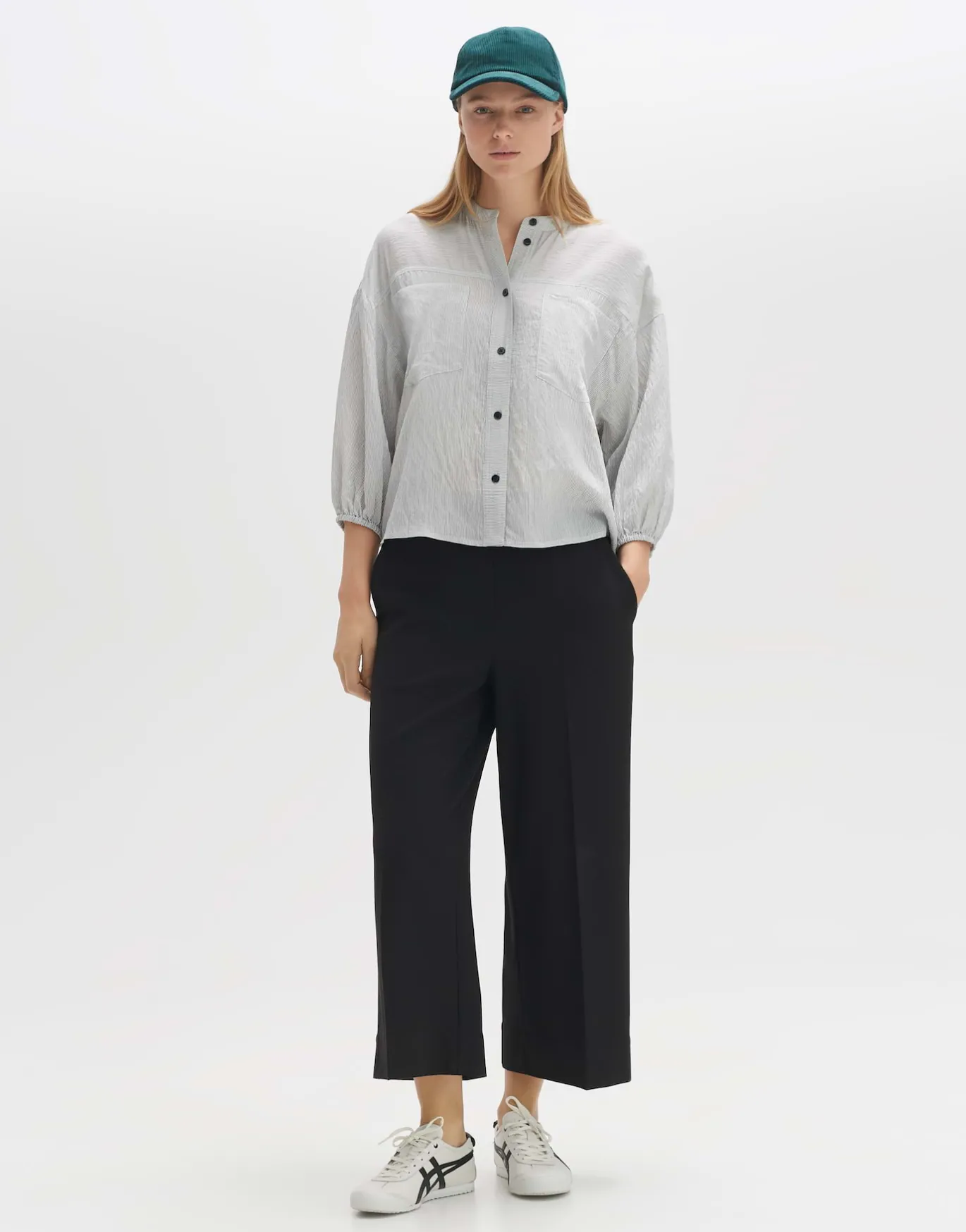 Damen OPUS Blusen^Streifenbluse Fintra Weiß Online Bestellen