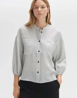 Damen OPUS Blusen^Streifenbluse Fintra Weiß Online Bestellen