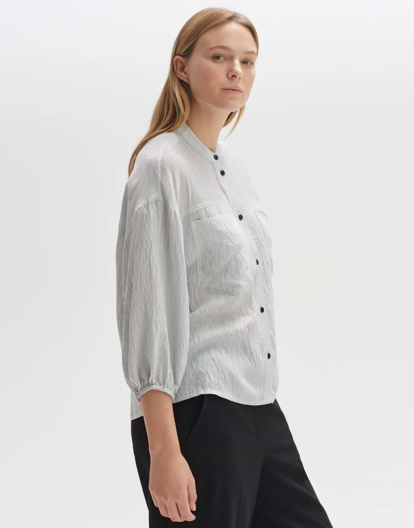 Damen OPUS Blusen^Streifenbluse Fintra Weiß Online Bestellen