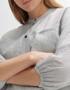 Damen OPUS Blusen^Streifenbluse Fintra Weiß Online Bestellen