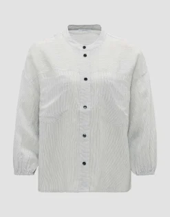 Damen OPUS Blusen^Streifenbluse Fintra Weiß Online Bestellen