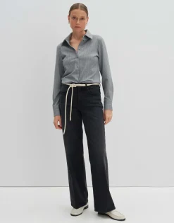 Damen OPUS Blusen^Streifenbluse Zmarta Grau Online Bestellen