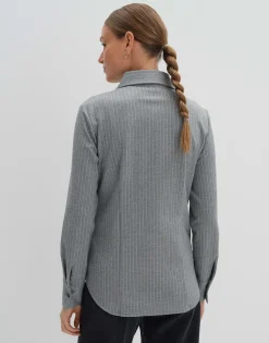 Damen OPUS Blusen^Streifenbluse Zmarta Grau Online Bestellen