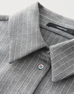 Damen OPUS Blusen^Streifenbluse Zmarta Grau Online Bestellen