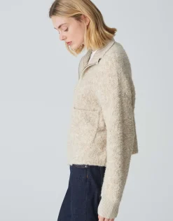 Damen OPUS Strick^Strickjacke Darila Beige Online Bestellen
