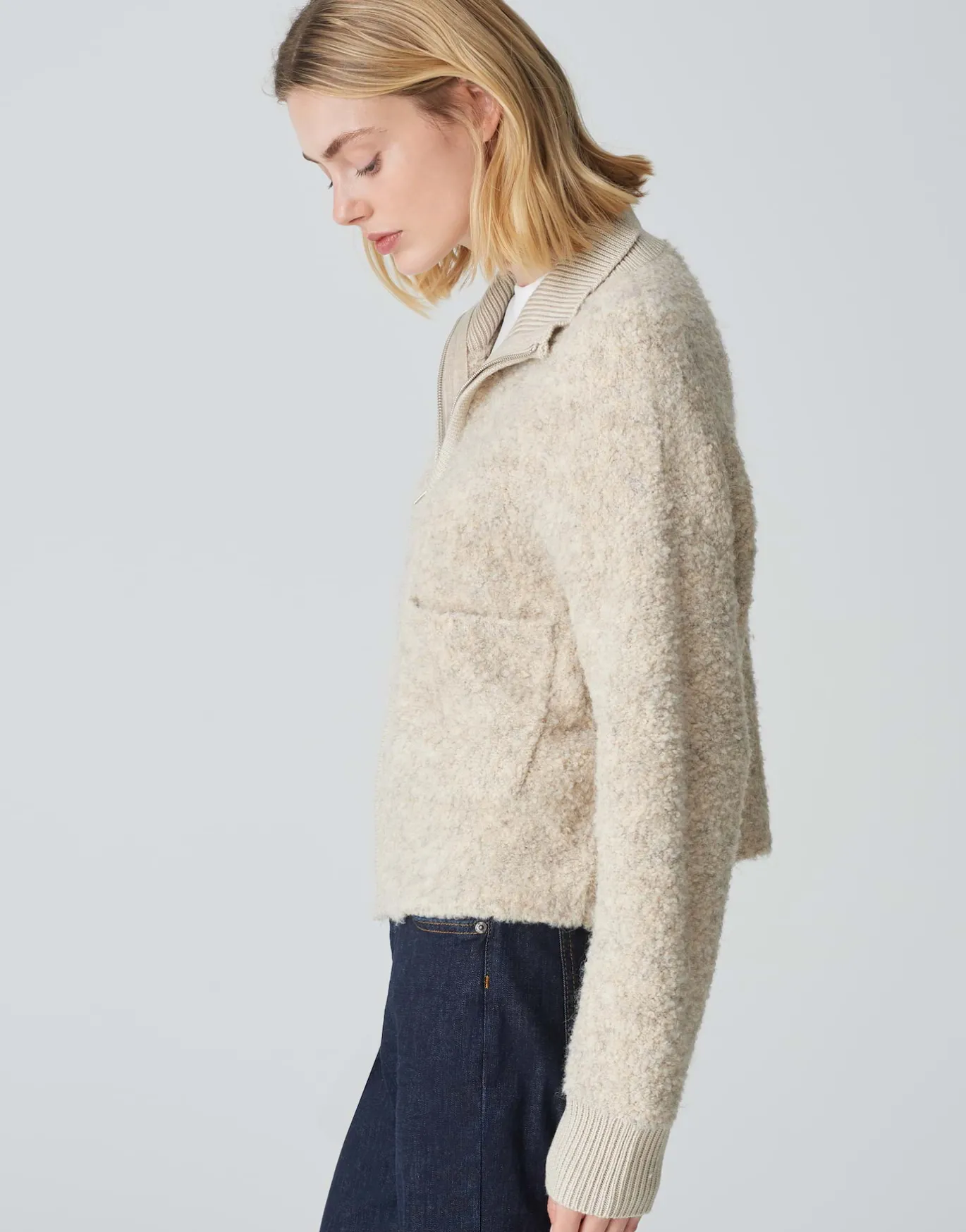 Damen OPUS Strick^Strickjacke Darila Beige Online Bestellen