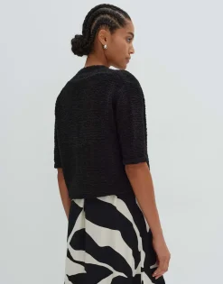 Damen OPUS Strick^Strickjacke Tibelia Schwarz Online Bestellen