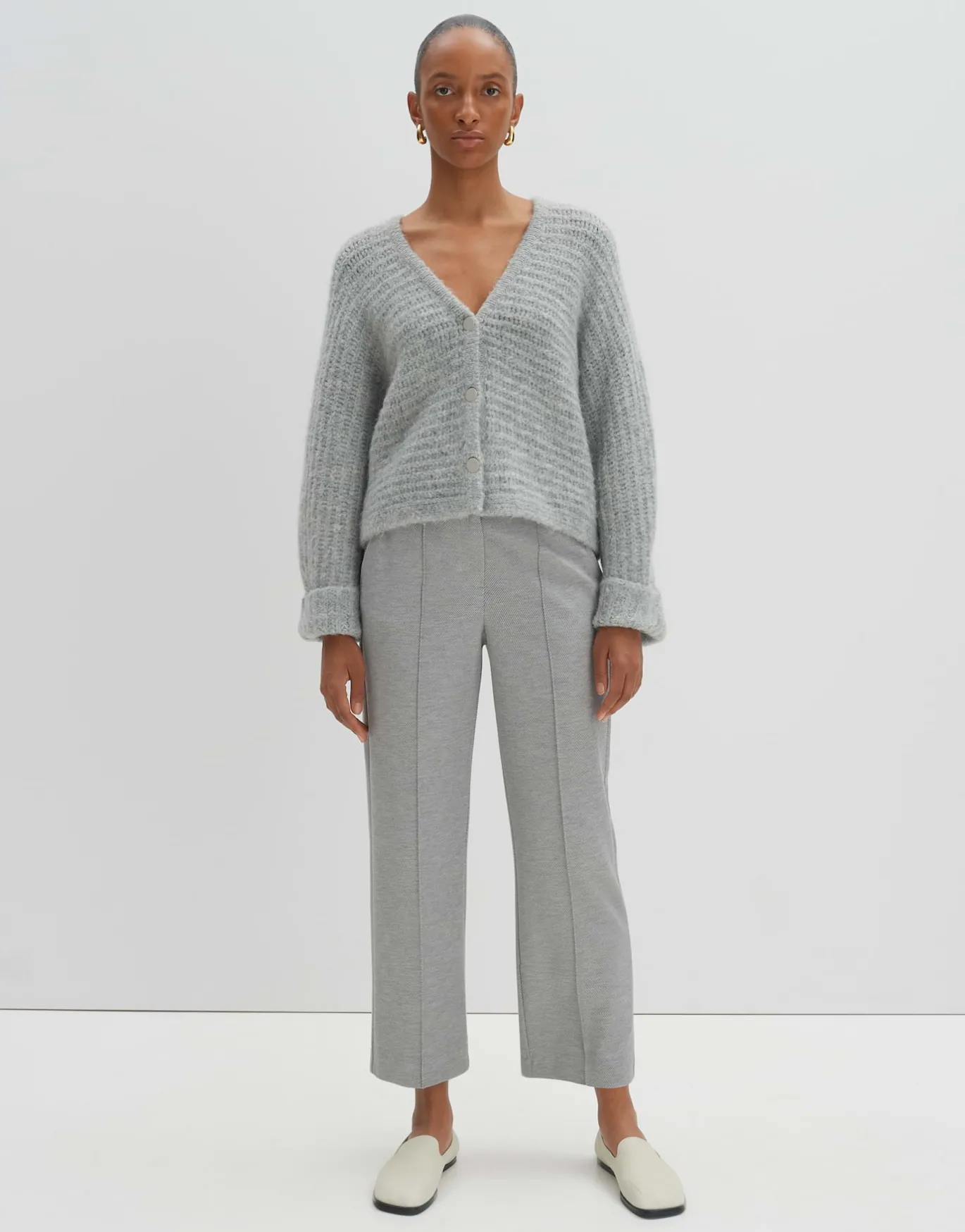 Damen OPUS Strick^Strickjacke Timaria Grau Online Bestellen