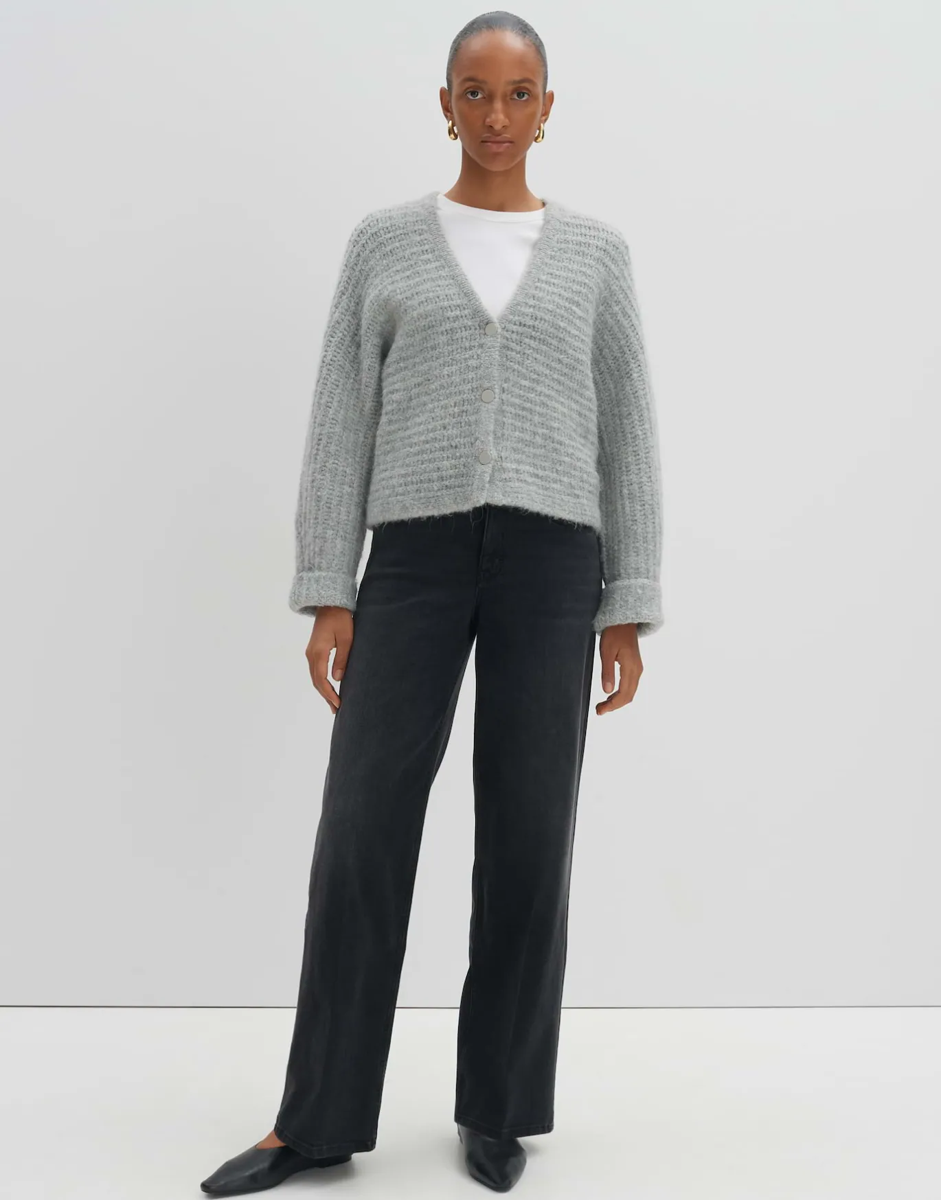 Damen OPUS Strick^Strickjacke Timaria Grau Online Bestellen