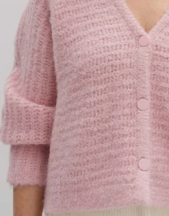 Damen OPUS Strick^Strickjacke Timaria Rosé Online Bestellen