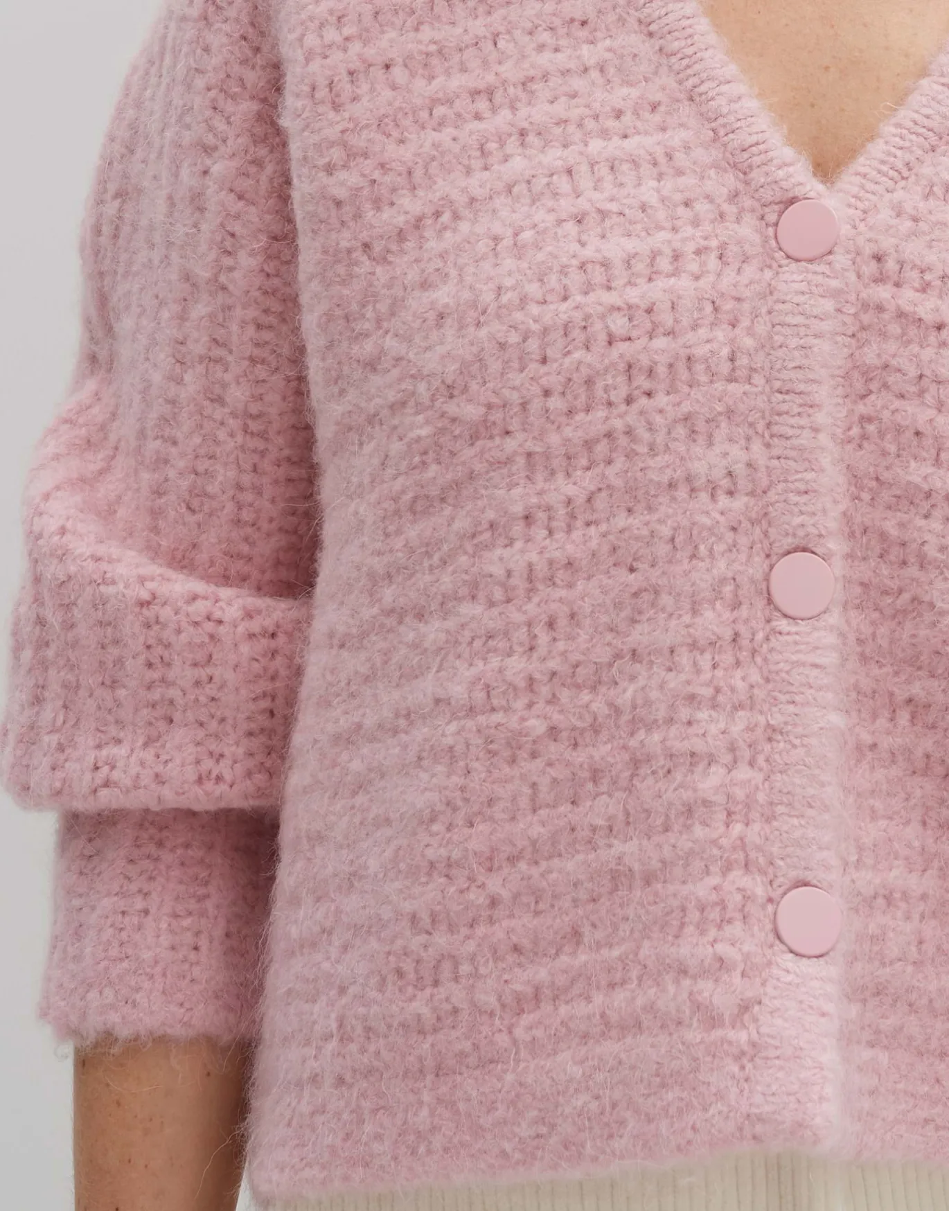 Damen OPUS Strick^Strickjacke Timaria Rosé Online Bestellen