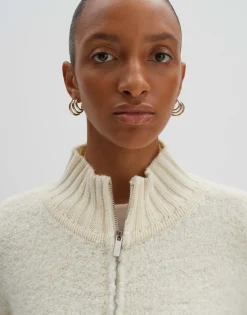 Damen OPUS Strick^Strickjacke Touclee Detail Weiß Online Bestellen