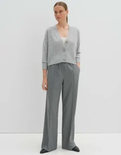 Damen OPUS Strick^Strickjacke Tunja Grau Online Bestellen