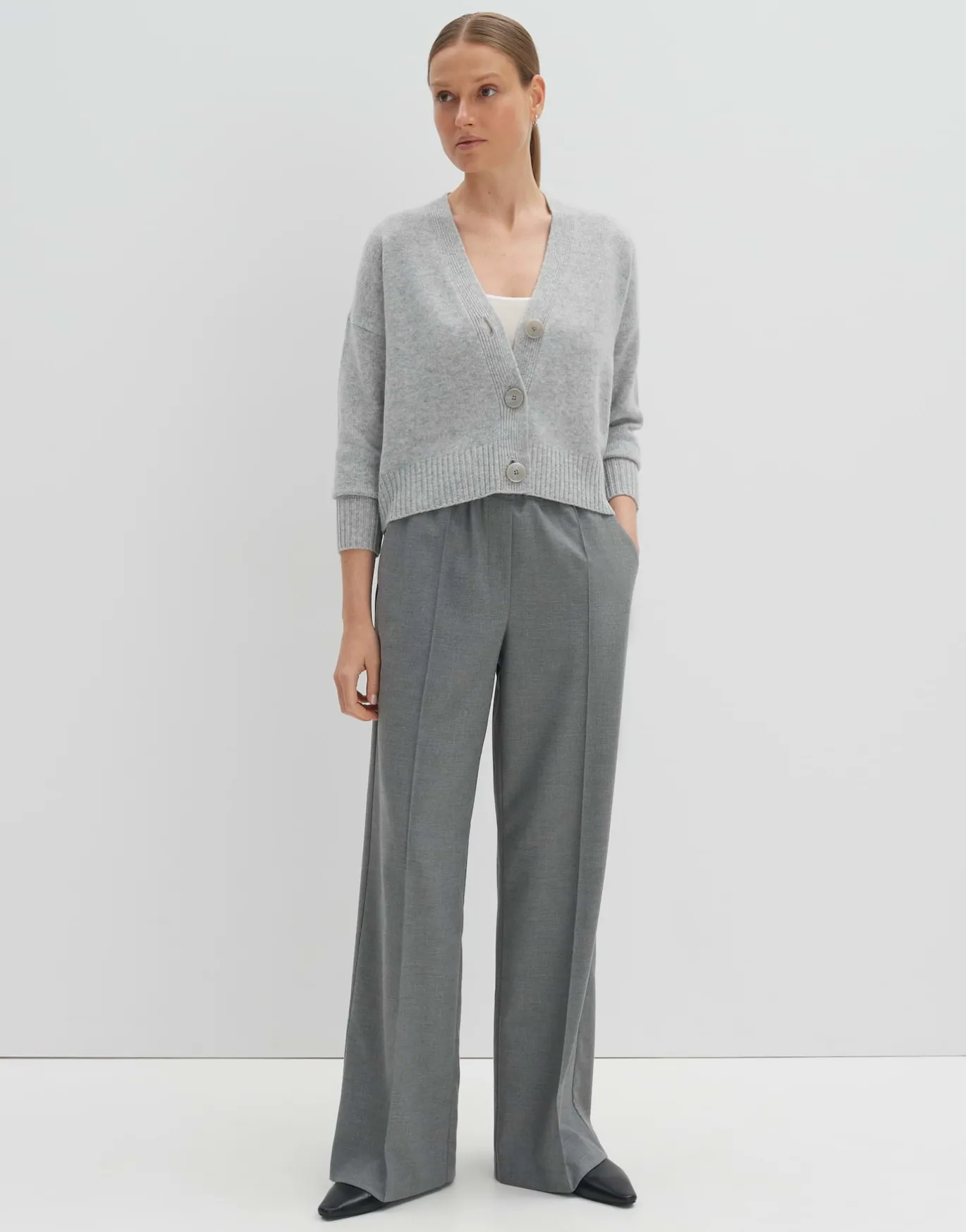 Damen OPUS Strick^Strickjacke Tunja Grau Online Bestellen