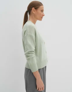 Damen OPUS Strick^Strickjacke Tunja Grün Online Bestellen