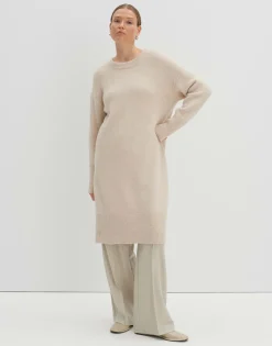 Damen OPUS Strick | Kleider^Strickkleid Qiola Beige Online Bestellen