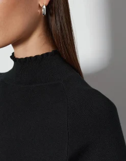 Damen OPUS Kleider^Strickkleid Quarisi Schwarz Online Bestellen