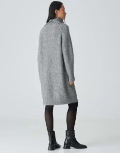 Damen OPUS Strick^Strickkleid Wakona Grau Online Bestellen