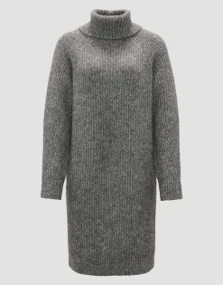 Damen OPUS Strick^Strickkleid Wakona Grau Online Bestellen